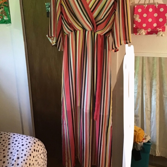Women’s Large Striped Dress - Picture 3 of 4